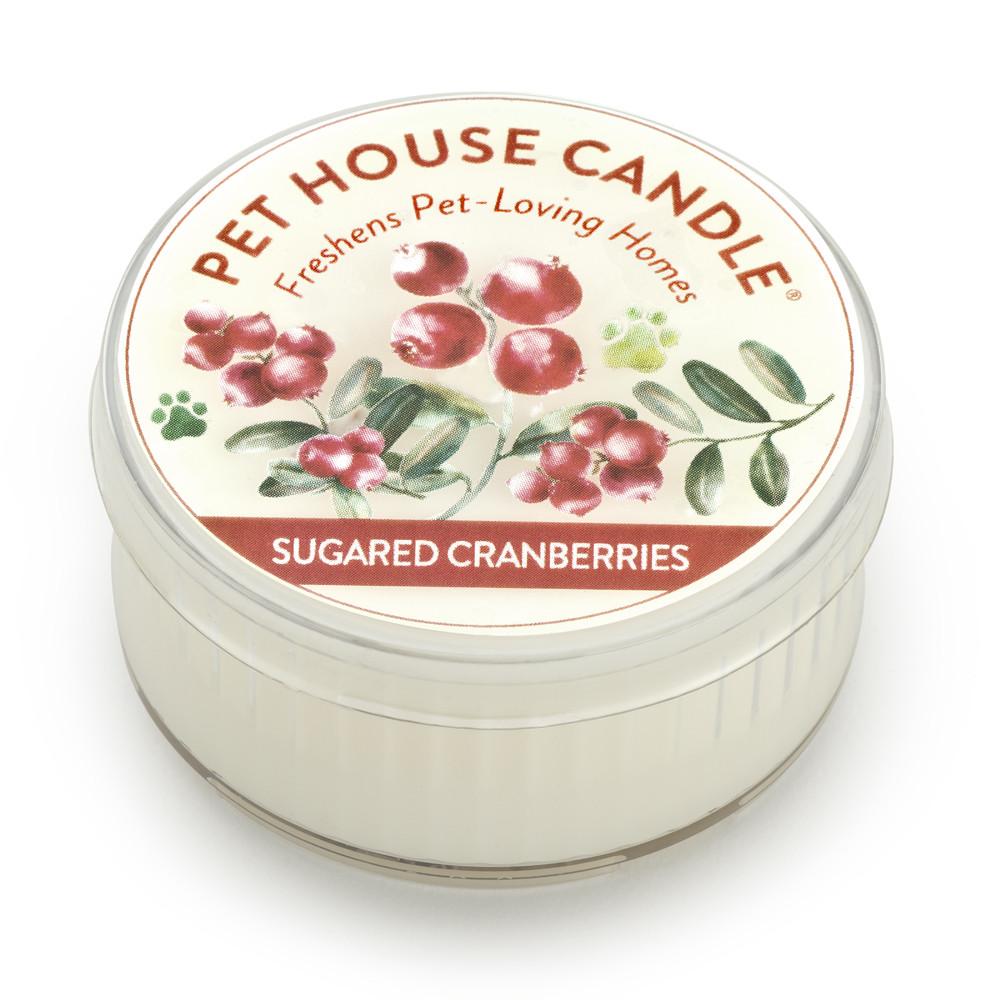 Sugared Cranberries Mini Pet House Candle