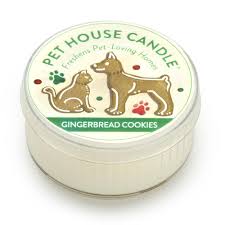 Gingerbread Cookies Mini Pet House Candle