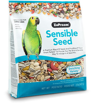 Zupreem Sensible Seed Bird Food for Large Birds 2 lb